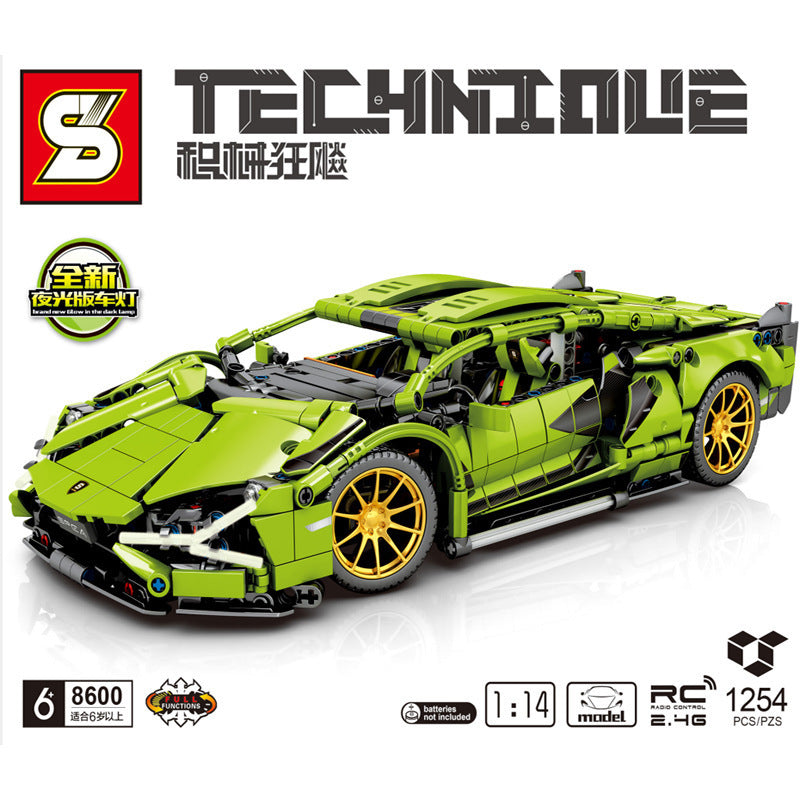 SY 8600 Sian Static Version Building Blocks 1254pcs Bricks 1:14 Model Toy From China