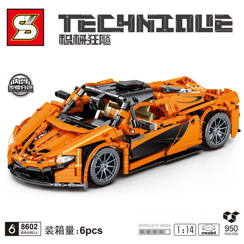 SY 8602 Technic McLaren P1 1:14 Sports car model Building Blocks 950pcs From China