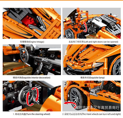 SY 8602 Technic McLaren P1 1:14 Sports car model Building Blocks 950pcs From China