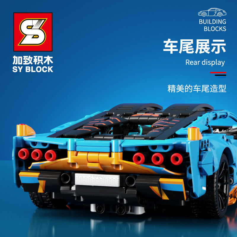 SY 8618 Technic 'Lamborghini' Sián FKP 37 Remote control car Building Blocks 1261pcs from China