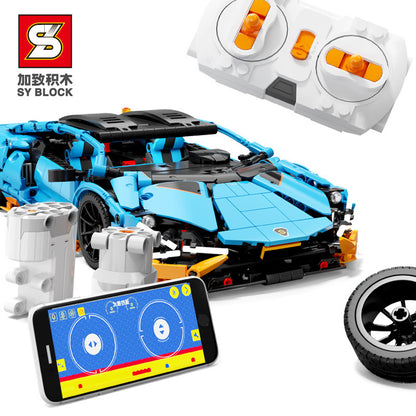 SY 8618 Technic 'Lamborghini' Sián FKP 37 Remote control car Building Blocks 1261pcs from China