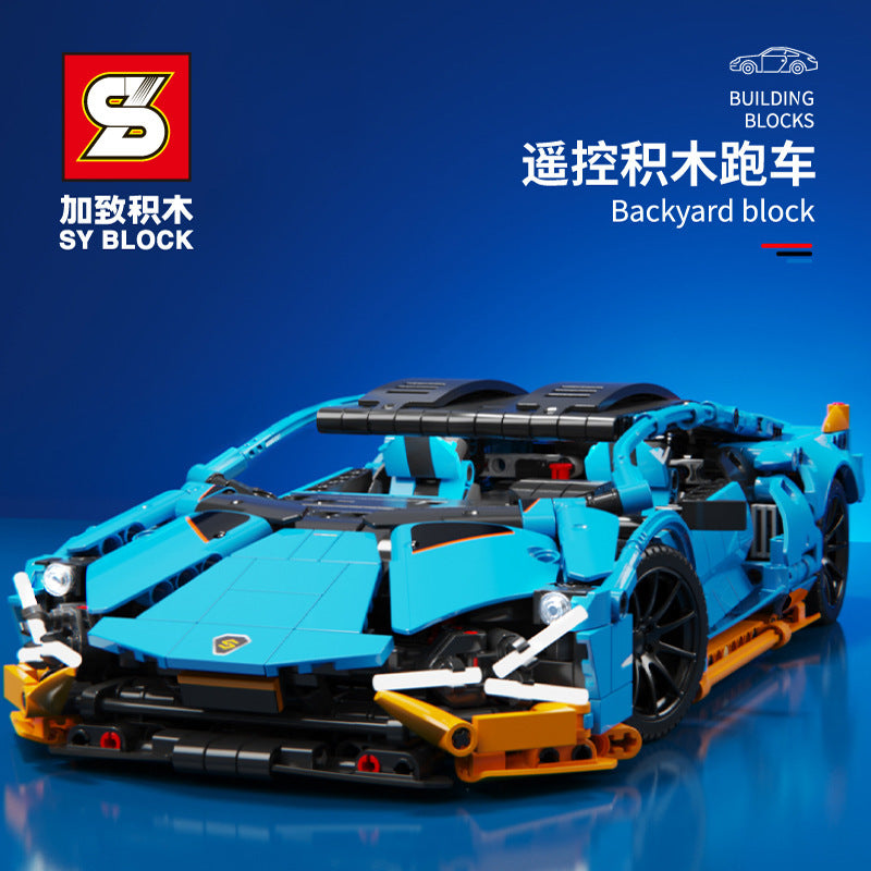 SY 8618 Technic 'Lamborghini' Sián FKP 37 Remote control car Building Blocks 1261pcs from China