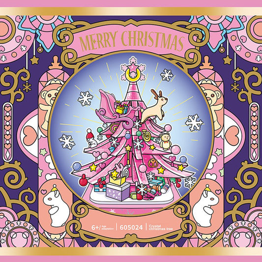 Sembo 605024 Creator Crystal Christmas Tree Building  Blocks 675pcs Bricks Toys from China Delivery.