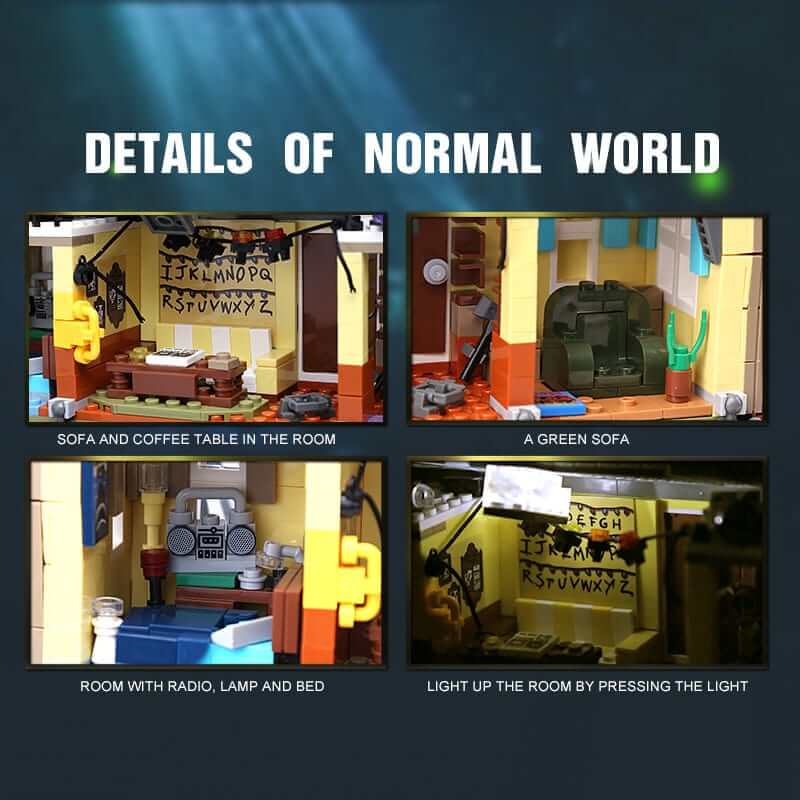 MOC 25010 Stranger Things The Upside Down Compatible 75810 25010