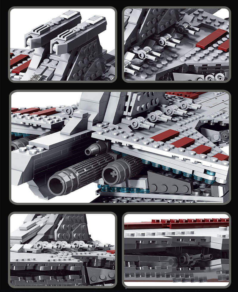 Super18K K107 Star Warship Explore The Universe Put Together Building Blocks 944pcs Bricks From China