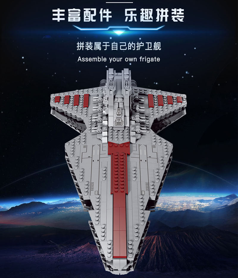 Super18K K107 Star Warship Explore The Universe Put Together Building Blocks 944pcs Bricks From China