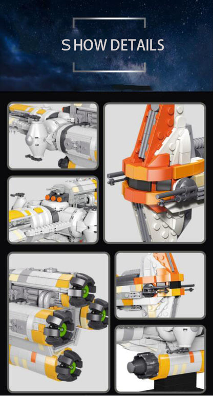 Super18K K108 Star Warship Building Blocks 1609pcs Bricks Model Kit From China