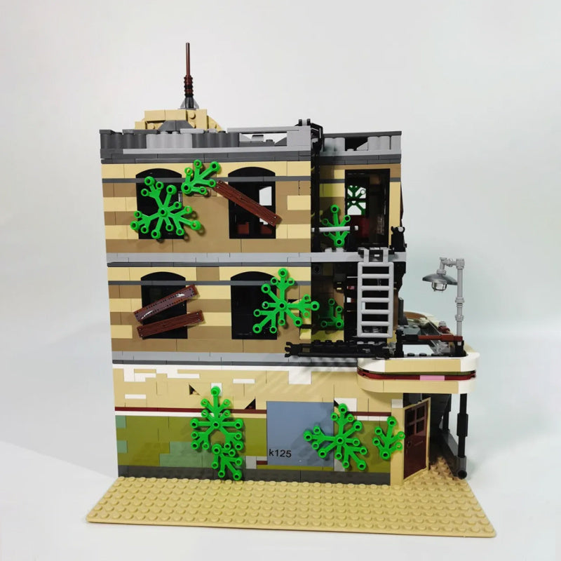 Super18K K125 Downtown Diner Apocalypse Version Creator MOC Bricks Toy from China