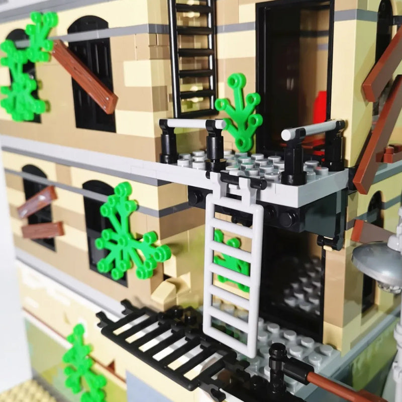 Super18K K125 Downtown Diner Apocalypse Version Creator MOC Bricks Toy from China