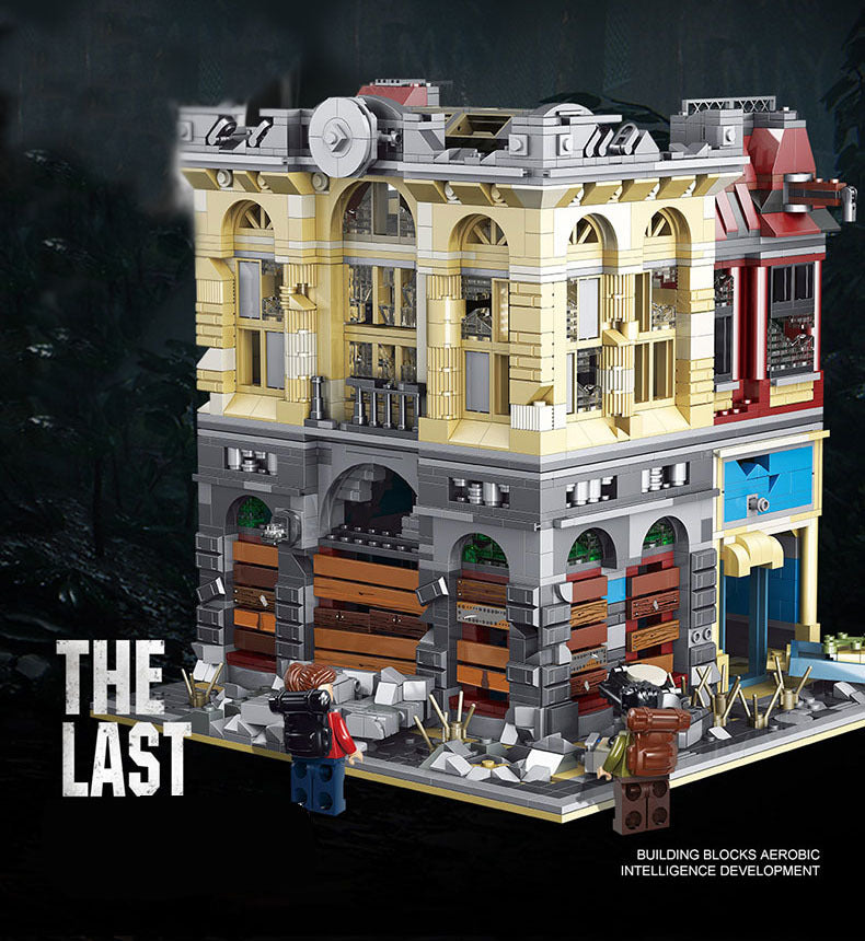 Super18K K126 Brick Bank Apocalypse Version Creator MOC Bricks Toy from China