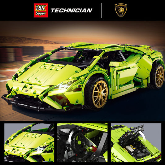 Super18K K132 Technic ‘Lamborghini’ Hurricane building blocks 2285pcs bricks Toys For Gift from China