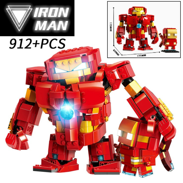 Super18K K88 HulkBuster Brickheadz Steel Robots Big Boy Hero Series from China