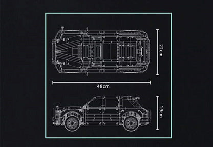 Super18K K93B Super 18K Rolls-Royce Cullinan Purple Super Car Building Blocks 3161pcs Bricks From China