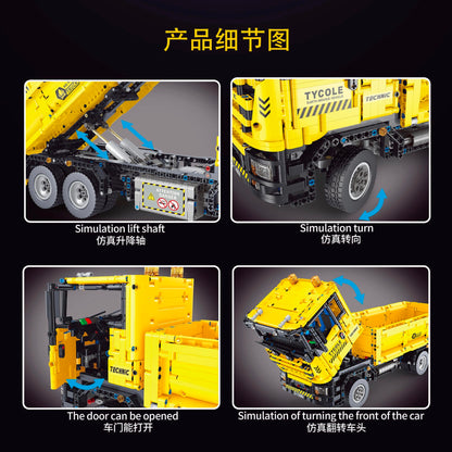 T4006  Mechanical engineering vehicle series Dump truck 2531pcs building block Ship From China