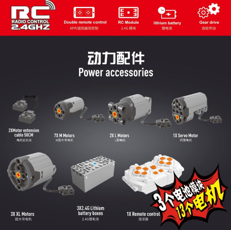 T4007 5030pcs Fire rescue vehicle remote control electric building block toy Ship From China