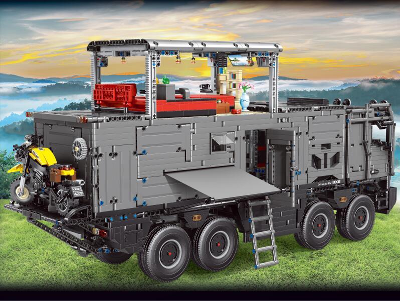 T4009 RV OFF-ROAD Technic Car Model 6068pcs bricks kids toy gift ship from China.