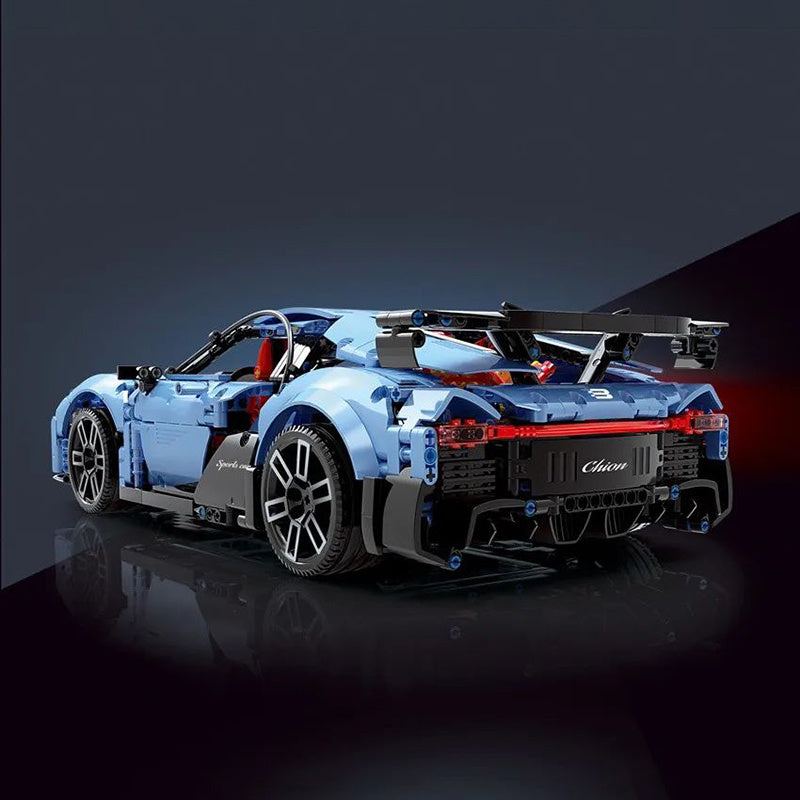 TAIGAOLE T5027A Technic Motor 1:10 Blue Bugatti Sports Car Building Blocks 2003pcs Bricks Toys From China Delivery.