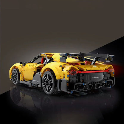 TAIGAOLE T5027B Technic Motor 1:10 Yellow Bugatti Sports Car Building Blocks 2003pcs Bricks Toys From China Delivery.