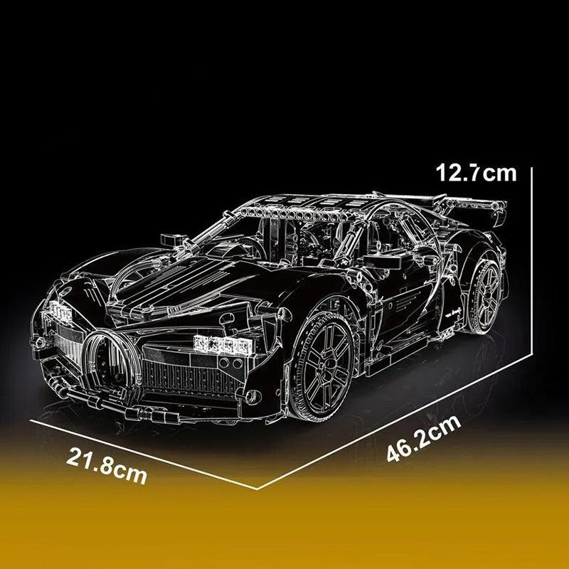 TAIGAOLE T5027B Technic Motor 1:10 Yellow Bugatti Sports Car Building Blocks 2003pcs Bricks Toys From China Delivery.