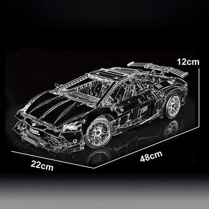 TAIGAOLE T5028 Technic Motor 1:10 Green Sports Car Building Blocks 2209pcs Bricks Toys from China Delivery.