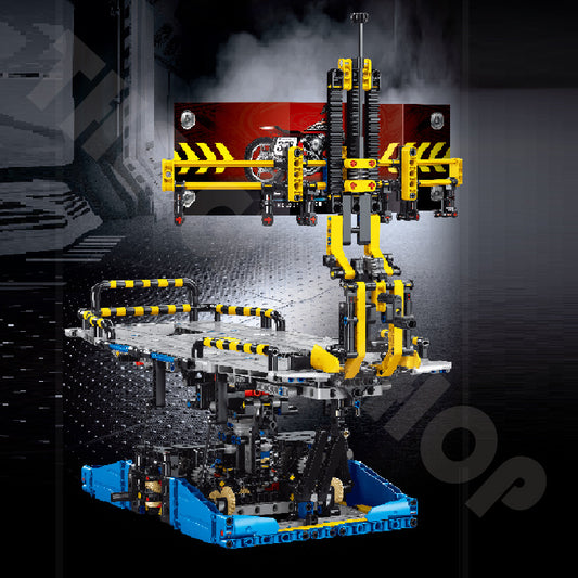 TaiGaoLe T2016 MOC Motorcycle Simulation Test Bench Bricks Model 1201pcs Static Version Building Blocks ship from China.