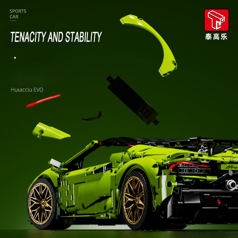 TaiGaoLe T5003 Technic ‘Lamborghini’ Huracan Evo ‘Spyder’ building blocks 3558pcs bricks Toys For Gift ship from China.