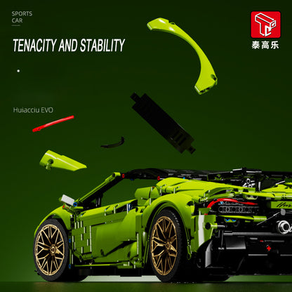 TaiGaoLe T5003 Technic ‘Lamborghini’ Huracan Evo ‘Spyder’ building blocks 3558pcs bricks Toys For Gift ship from China.