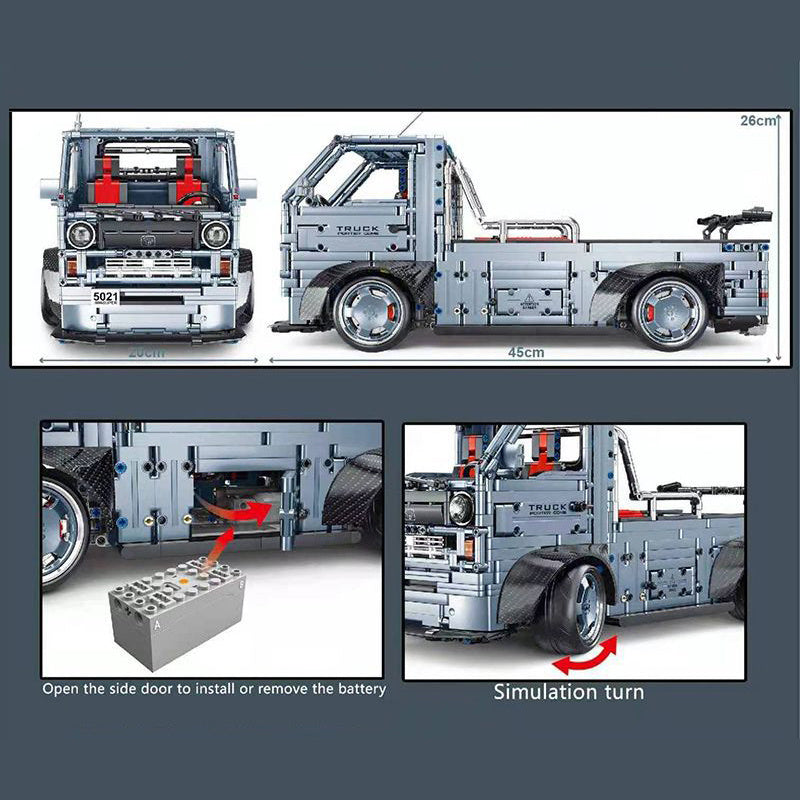 TaiGaoLe T5021 Technic Moc 1:10 City Truck Car Building Blocks 2493pcs Bricks Toys Ship From China.