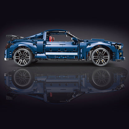 TaiGaole T5017A  Technical MOC Shelby Gt500 1:10 Car Model Building Blocks without Motor 2814pcs ship from China.