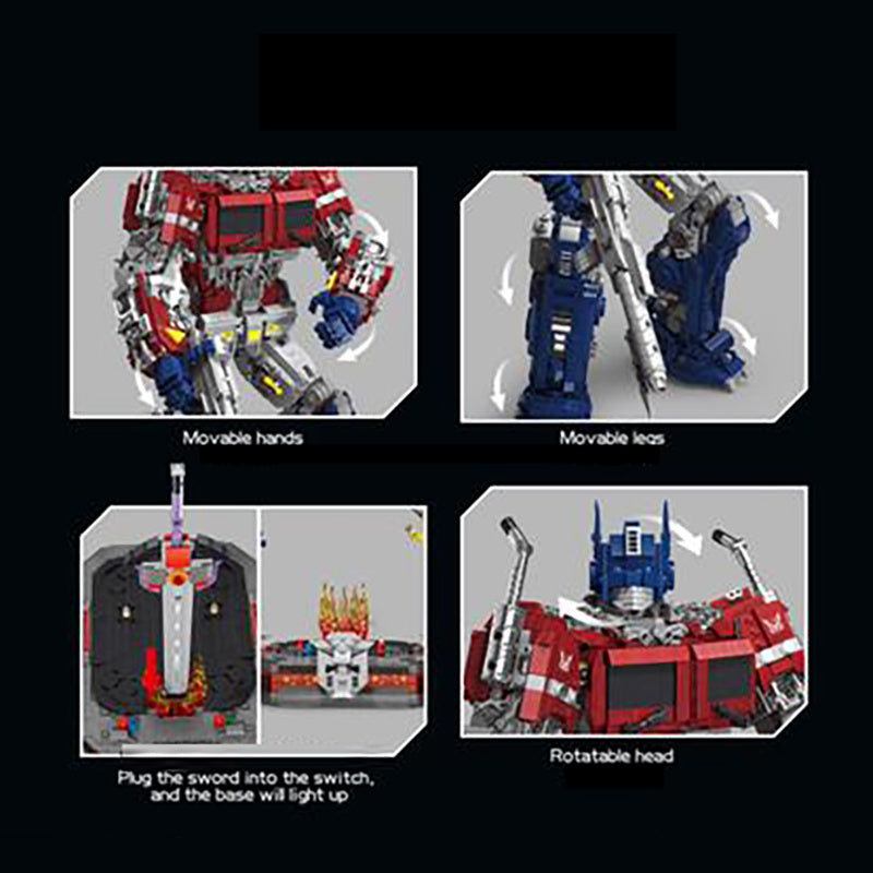 TuoLe 6008 MOC Movie &amp; Game Optimus Prime Model Building Blocks 4229pcs Bricks Toys From China Delivery.