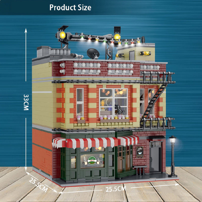 UG10189 Moc Creator Modular Buildings Central Perk Big Bang "Theory "modular Building Blocks(No Light) From Europe 3-7 Days Delivery