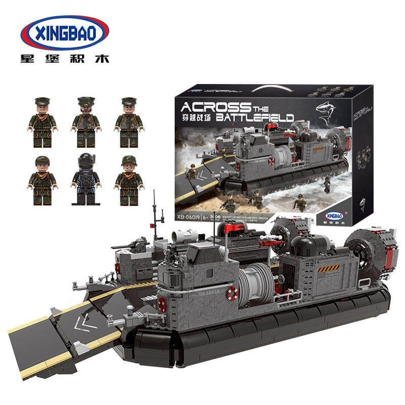 XINGBAO XB-06019 Through the battlefield: armored troop carrier hovercraft