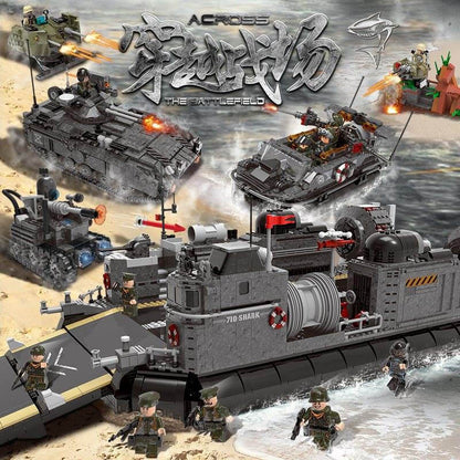 XINGBAO XB-06019 Through the battlefield: armored troop carrier hovercraft