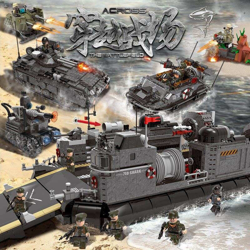 XINGBAO XB-06019 Through the battlefield: armored troop carrier hovercraft