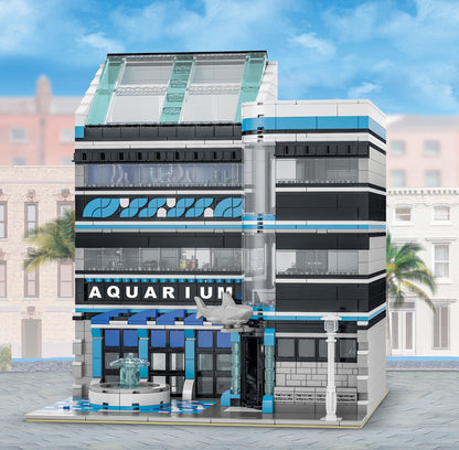 URGE 10186 Modular Buildings City Street Ocean Museum Building Blocks Toys Sets 2249pcs Bricks From China