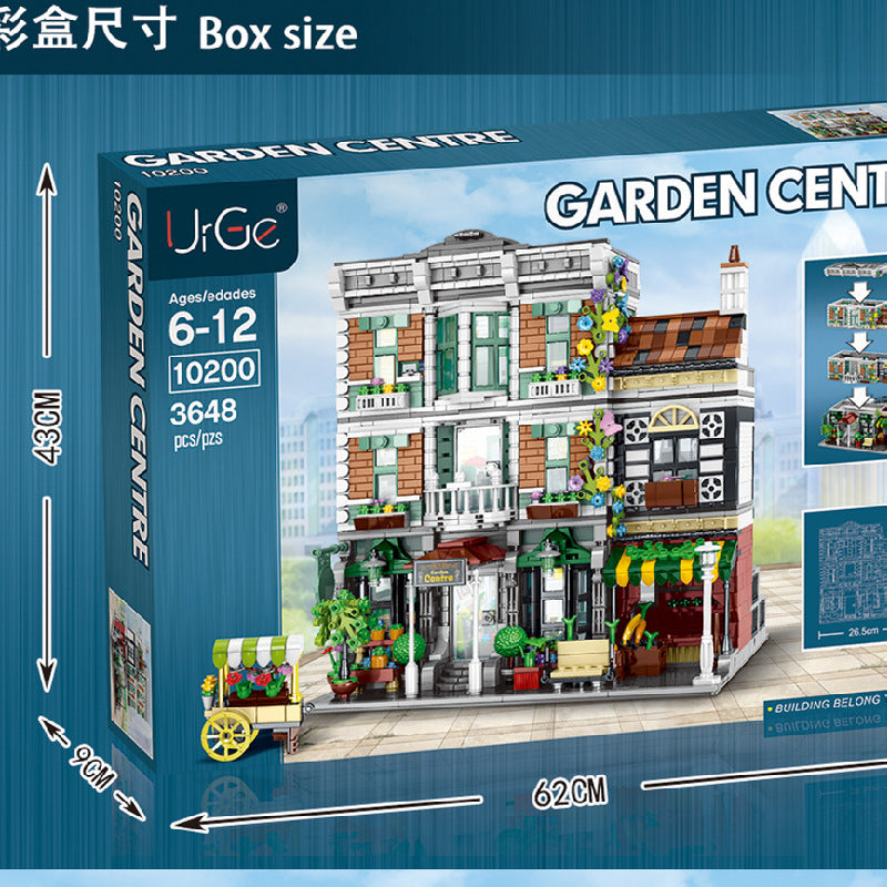 URGE 10200 City Street Modular Garden Centre Building Blocks 2716pcs Bricks Toys For Gift From China