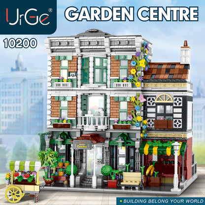 URGE 10200 City Street Modular Garden Centre Building Blocks 2716pcs Bricks Toys For Gift From China