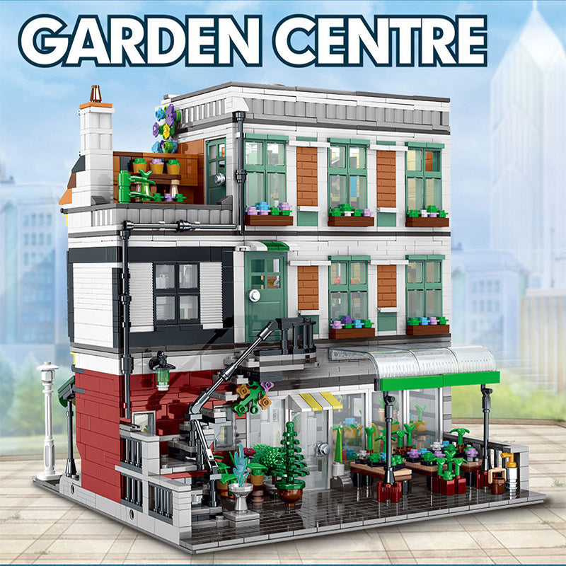 URGE 10200 Modular Buildings BRICKS & BLOOMS - Modular Garden Centre Building Blocks 2716pcs Bricks Toys From Europe 3-7 Days Delivery