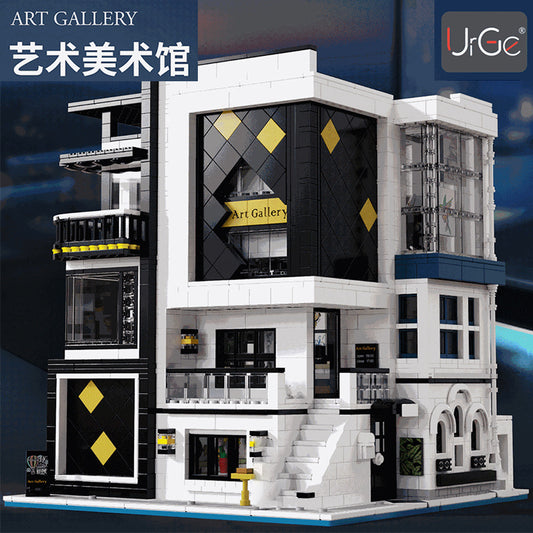 URGE 10201 City Street Art Gallery building blocks 3625pcs bricks Toys For Gift from China