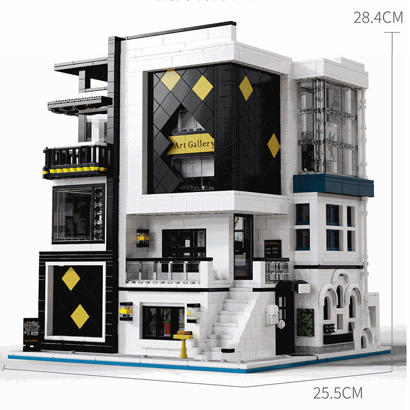 URGE 10201 City Street Art Gallery building blocks 3625pcs bricks Toys For Gift from China