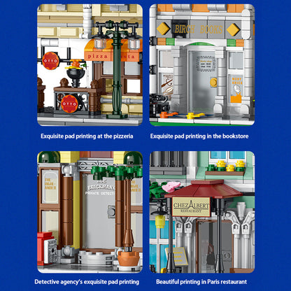 URGE 20104 Detective Agency MOC City Street building blocks 1178pcs bricks toys from China.