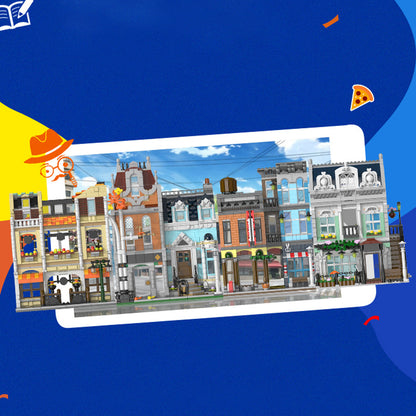 URGE 20104 Detective Agency MOC City Street building blocks 1178pcs bricks toys from China.