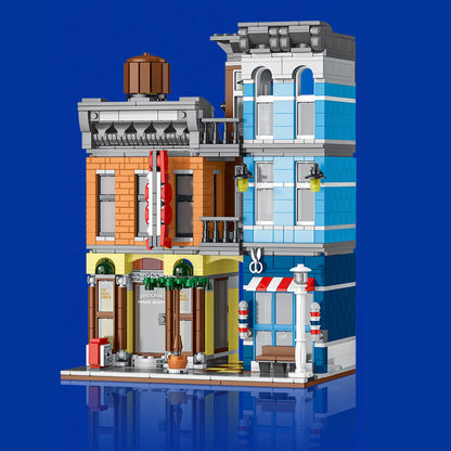 URGE 20104 Detective Agency MOC City Street building blocks 1178pcs bricks toys from China.