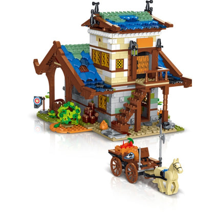 URGE Building Series 50102 Small Town Barn Medieval Blacksmith From China