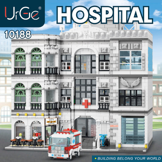 URGE 10188 Creator Series Hospital Building Blocks Toys Sets 4953pcs Bricks From China