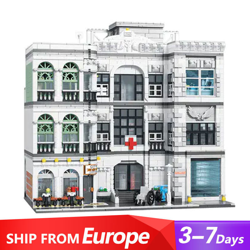 URGE 10188 Creator Series Hospital Building Blocks Toys Sets 4953pcs Bricks Ship From Europe 3-7 Days Delivery