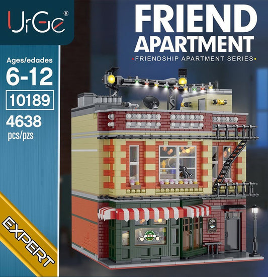 URGE 10189 City Street View Series Central Perk Big Bang  modular Building Blocks 4294pcs Bricks Kids Toys From China