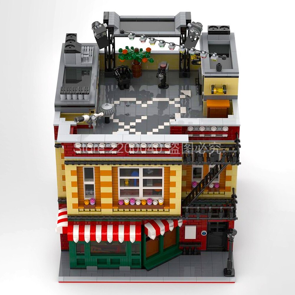 URGE 10189 City Street View Series Central Perk Big Bang  modular Building Blocks 4294pcs Bricks Kids Toys From China