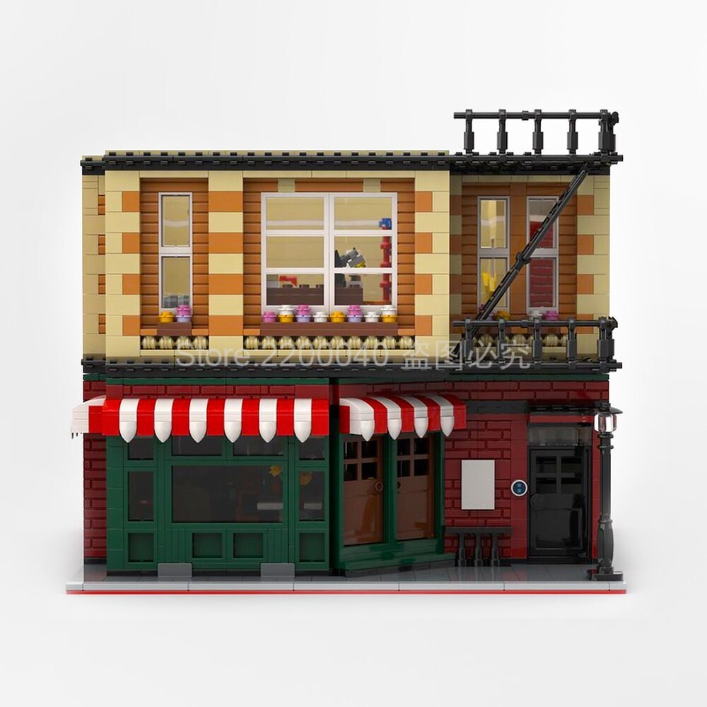 URGE 10189 City Street View Series Central Perk Big Bang  modular Building Blocks 4294pcs Bricks Kids Toys From China