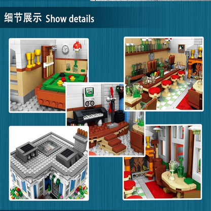 URGE UG-10197 Commercial City Street View The Queen Bricktoria Building Blocks 3678pcs Bricks Model Toy From China